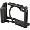 Generico Compatibile con il kit gabbia for fotocamera cinematografica Nikon ZR 6K con impugnatura in legno(Black)