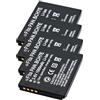 TYRLBDXS Batteria for fotocamera digitale, 1000 mAh, compatibile con DMW-BCH7E, compatibile con Lumix DMC-FP1 FP2, DMC-FP3, DMC-FT10, DMC-FP1A, DMC-FP1D, DMC-FP1G(4PC)