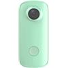 DIGNIFE Action Camera, Mini Thumb Camera 1080P30FPS / 4K30FPS H.265 12MP 2.4G 30M Custodia impermeabile Action Sport Videocamera DV(C100Plus Standard,Groen)