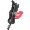 Zkydhbd Doppio Ended 1/4 20 Maschio Adattatore A Vite 17mm Testa A Sfera Morsetto Fotografia Mount Per Monitor Tablet Action Camera In Alluminio Leggero Accessorio Per Fotocamera