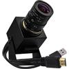 SVPRO Fotocamera USB 4K 60fps con obiettivo zoom manuale da 2,8-12 mm, doppia uscita HDMI/USB3.0, H.264/MJPEG, webcam zoom ottico 4X per PC, Mac, Raspberry Pi, Live Streaming, videoconferenze, monitor