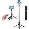 LICAEVEY Treppiede per Selfie Estensibile da 63 Pollici per Selfie di Foto di Gruppo Vlog, Telaio in Alluminio Leggero con Telecomando per OS X Android