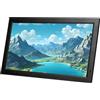 YPAPBHT Ampio schermo Full HD 1080P da 22/24 pollici, supporta presentazioni di video e immagini a lungo termine, macchina pubblicitaria montabile a parete.(Black,22-inch)