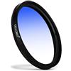 CELLONIC Ø 37mm Filtro Graduato Blu compatibile con Olympus M.Zuiko Digital - Filtro paesaggio