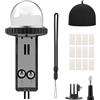 XAGMODSHN Custodia impermeabile per Pocket 3, custodia subacquea per action camera subacquea, custodia protettiva 40 metri