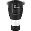 Generic Accessori per telescopi Lente estensore in metallo con lente Barlow Power acromatica 2X da 1,25 pollici 2X