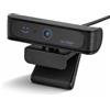 Dpofirs Webcam con Riconoscimento Facciale, Full HD 1080P 30FPS, Webcam PC USB, Visione a 120 Gradi Grandangolare, Plug and Play, per Laptop Desktop Video