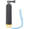 Mikikit Stick Galleggiante Giallo in Gomma per Camera Cinghia | Leggero e Compatto, Design Flottante, Accessorio Incluso per Presa Stabile Sott'acqua