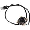 Garosa Modulo Fotocamera con Otturatore Globale, Modulo Fotocamera USB Chip OV7251 0,3 MP Mini Video Pieghevole in Bianco e con Otturatore Globale Ad Alta velocità 120 FPS, Webcam