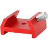 Generic Accessori per telescopi Base del cercatore Piastra scanalata a coda di rondine Filettatura da 1/4 Accessori for telescopi astronomici Nero/Argento/Rosso(Red)