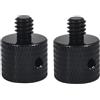 FEICHAO 2 adattatori a vite da 1/4-20 x 6 3/8-16 x 6 maschio a 3/8-16 x 9 M4 M6 M8 M10 femmina con foro laterale di rinforzo per treppiede fotocamera fotografia accessori di conversione giunto