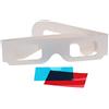 Othmro - Occhiali in cartone, con montatura in resina, colore: Rosso/Blu