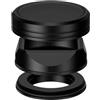 Generico Compatibile con paraluce quadrato in metallo Fujifilm | Con anello adattatore e cappuccio, adatto for obiettivi X-E5, XF 23 mm F2.8 e XF 27 mm F2.8(Black)
