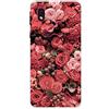 MUTOUREN Cover per Samsung Galaxy A01 Core Custodia in Silicone TPU Trasparenti Ultra Sottile Antigraffio Antiurto Protettivo Case con Pellicola Proteggi Schermo, Rosa Rossa