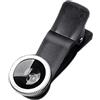 Generic Obiettivo fisheye 3 in 1 per telefono Obiettivo macro grandangolare Fish Eye Obiettivi macro per telefono Obiettivi macro a clip universale argento