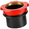 getuse Manicotto di bloccaggio coassiale da 2 pollici di ricambio per telescopi - Supporto adattatore in metallo per accessori astronomici 8SEC8 C925 C11 - rosso