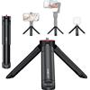 VRIG Express UURIG TP05 Mini treppiede per fotocamera, portatile, impugnatura per selfie stick, treppiede per webcam da scrivania con vite da 1/4 di pollice per fotocamera DSLR, webcam, supporto per telefono