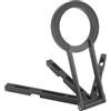 sporful Treppiede universale Supporto per telefono in lega di alluminio regolabile Supporto per telefono per Vlogging all'aperto 12,3 x 5,8 x 0,8 cm- no specchio selfie