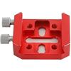 Generic Accessori per telescopi Guida Specchio Piastra a coda di rondine 250/355mm Rosso Scheda corta Slot Accessori for telescopio Montatura a coda di rondine(XY230212)