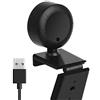 Generic Webcam ad alta definizione con 3 marce di luminosità, regolabile, con illuminazione a LED, microfono integrato con base di rotazione a 360°, per registrazione video su computer e PC