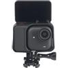 Generico Gabbia per fotocamera per Insta360 GO Ultra, custodia protettiva con staffa di montaggio, adattatore e vite, involucro collegabile a treppiede o bastone per selfie