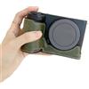 XAGMODSHN Mezza custodia protettiva in pelle PU per fotocamera ZVE10 II con rivestimento morbido e facile accesso alla batteria