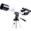 WolFum Telescopio astronomico, telescopio riflettente con specchio cercatore proprio come gli studenti ottici dei bambini