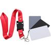Ldbuejiaja 18 gradi Digital White Black Grey Card Perfetto per la calibrazione del bilanciamento del bianco in qualsiasi ambiente, accessori per fotocamera, fotografia correzione del colore