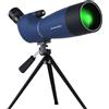 SMTYXS 25-75x70 Telescopio Cannocchiale Zoom Monoculare BAK4 Prisma Con Treppiede For Tiro Al Bersaglio Bird Watching Impermeabile(25-75x70 Blue C)