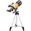 SchAan binocolo professionale visore notturno Telescopio astronomico ad alta definizione ad alta potenza da 70 mm, 15X-150X adatto a principianti adulti(Color:B)