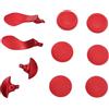 Tomantery Set di Impugnature e Paddle per Controller di Gioco per Un'esperienza di Gioco Migliorata per Controller di Wireless [Gomma, Acciaio inossidabile] Adatto per i Giocatori (Rosso brillante)