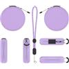 Generico Custodia per Tamagotchi Paradise, borsa porta console per animali virtuali, custodia protettiva antipolvere e antiurto con cinturino da polso (Viola)