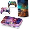 PDURMBUAB Nessuna Schiuma Nessuna Bolla Pelle Decalcomanie Anime Console Per PS5 Disk Edition 2 Controller Pellicola Vinile Avvolge, Durevole, Resistente Graffi 89884