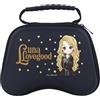 Head Case Designs Licenza Ufficiale Harry Potter Luna Lovegood Distintivi E Personaggi Custodia Rigida Da Viaggio Compatibile con PS5 DualSense & Xbox Controller
