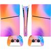 YLMKMVLCZC Pelle Decalcomania Per PS5 Slim Skin Digital Edition Console E Controller Vinyl Cover Skins Wraps Resistente Ai Graffi Compatibile Con 61460 Avvolgimento Della Pelle
