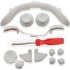 Rowsmau Kit di sostituzione completo di pulsanti per controller di gioco Xbox 360 Xbox 360 (bianco)