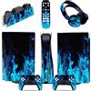 LNMLRBXEXZ Adesivo Skin Per PS5 Console Disc Edition & Digital Sticker Vinyl Decal Cover Per Ps5 Controller & Charging Station & Headset & Media Remote 90360 Decalcomania Per Cover(Disc Version)