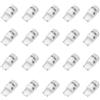 BUAGOUWZ Pulsanti A LED da 100 Pezzi 12 V Pulsanti Illuminati per Macchine da Gioco Lampade A LED Multicolore, Facile Installazione Bianca
