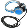 XUMIUZIY Cuffie da Gioco per Computer Cuffie da Gioco Stereo Ergonomiche Cablate con Cancellazione del Rumore con Microfono per PC, Leggere per un Uso Prolungato (BLUE)