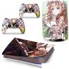 PDURMBUAB Nessuna Schiuma Nessuna Bolla Decal Skin Per PS 5 Disk Edition Console 2 Controller Vinile Cover Wraps Per PS5 Disc Version 19441