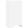 vidaXL Scarpiera Bianca 52x37,5x100 cm in Legno Multistrato