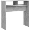 vidaXL Tavolo Consolle Grigio Cemento 78x30x80 cm in Truciolato