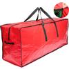 Odot Borsa per Albero di Natale, Adatta per Alberi di Natale Alti 2,7 m, Impermeabile e Protegge da Polvere Sacco per Albero di Natale Resistente con Cerniera e Manici (122x38x50cm,Rosa)