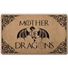 CLZ Tappetini con scritta Welcome colorati divertenti tappetini per porta d'ingresso cucina tappeti e tappetini 45,7 cm (L) x 76,2 cm (L) Mother of Dragon Game of Thrones