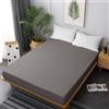 Treer Lenzuolo sotto con Angoli Matrimoniale, Traspirante Microfibra Coprimaterasso Elasticizzati profondità 30cm - Vari Taglie Letto Singolo Doppio (200x200+30cm,gessato)