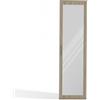 CDF Armadio con Specchio da Corridoio e Ingresso, Mobile a Colonna Stretto con Ripiani e Asta Appendiabiti, Guardaroba Alto per Giacche e Scarpe, Design Moderno Rovere Sonoma, Misure 50 x 35 x 180 cm