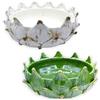 SICILIA BEDDA CAPACI Centrotavola carciofo in Pregiata Ceramica, Ø 40 cm e h 18 cm ca. (1Unità) 2 Opzioni Colore - Verde Rame