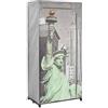 vidaXL Armadio New York 75x45x160 cm in Tessuto Guardaroba Appendiabiti Mobile Utile Pratico Comodo Funzionale Soluzione Salvaspazio Robusto Solido