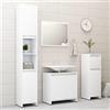 BaraSh Set Mobili da Bagno 4 pz Bianco in Truciolato,Set Arredo Bagno,Set Mobili da Bagno Completo,Bagno Completo Moderno(SPU:3056889)