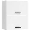 B BELINI GROUP Belini SGP2 - Armadio sospeso da cucina, 60 cm, con 2 ante, pensili da cucina, pensili da parete, bianco opaco